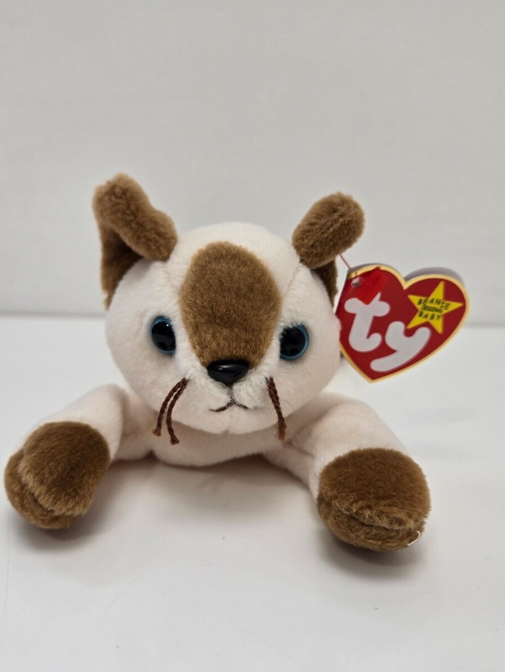 Ty Beanie Baby “Snip” the Siamese Kitty Cat! (8 inch)